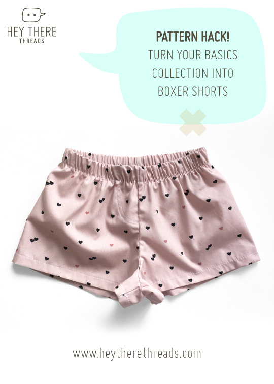 Easy, Cheeky Women's Sleep Shorts Sewing Pattern, Ladies